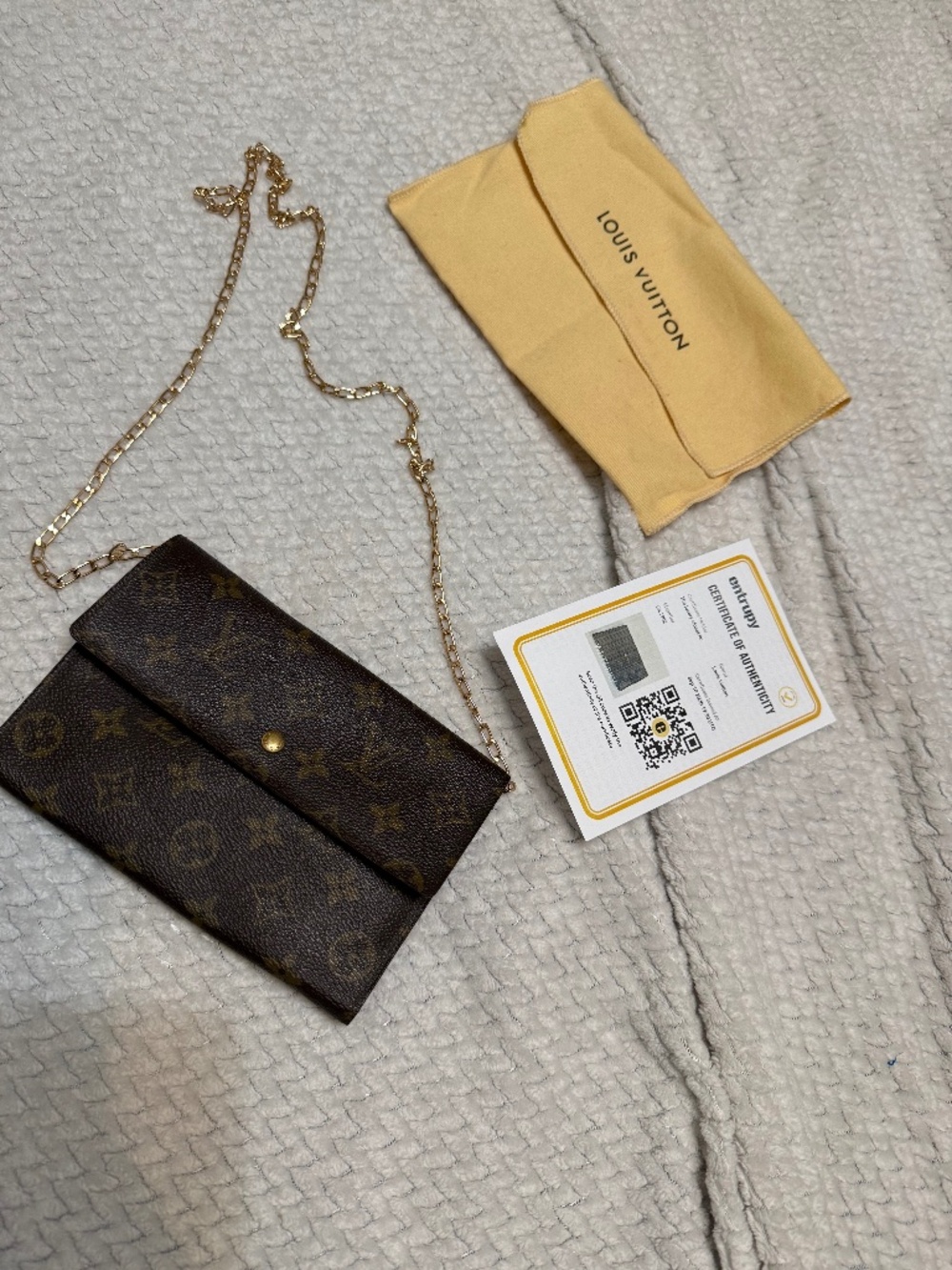 Louis Vuitton passport wallet